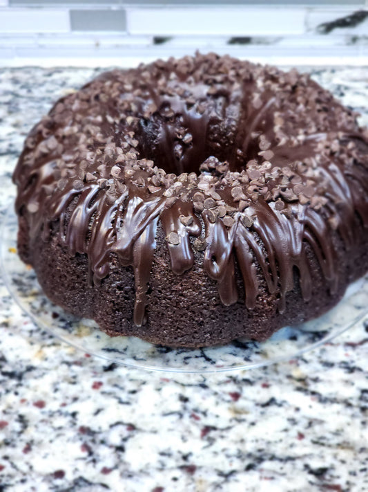 Triple Chocolate Rum Cake